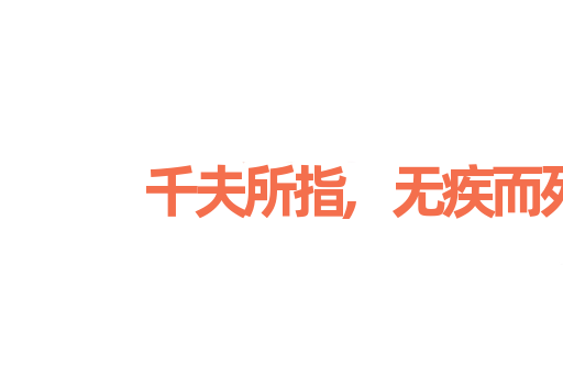 千夫所指,无疾而死